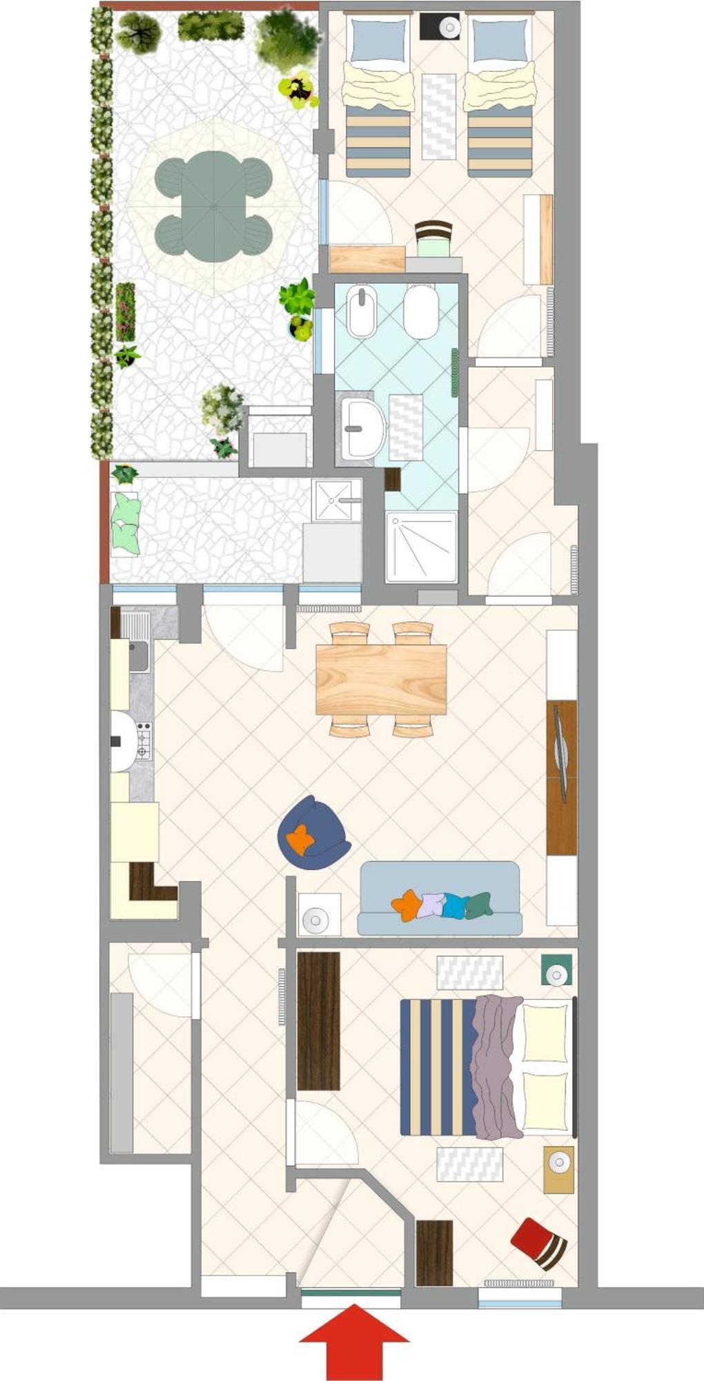 Il Piccolo Eden - Private Garden Apartment Livorno Exterior photo